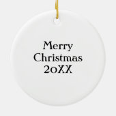 Gepersonaliseerde Get Froggy met het | Grappige ki Keramisch Ornament (Achterkant)