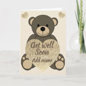  gepersonaliseerde Get Well Soon-kaart Kaart (Voorkant)