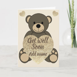  gepersonaliseerde Get Well Soon-kaart Kaart