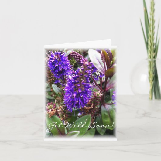 Gepersonaliseerde Get Well Soon Note Kaart (Voorkant)
