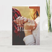 Gepersonaliseerde getuige, Kaart voor weddenschapp (Voorkant)