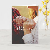 Gepersonaliseerde getuige, Kaart voor weddenschapp (Gele Bloem)