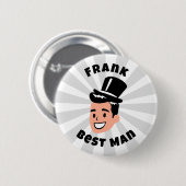 Gepersonaliseerde getuige ronde button 5,7 cm (Voorkant /achterkant)