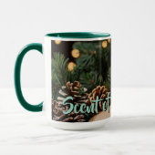 Gepersonaliseerde geur van de Feestdagen Mok (Links)