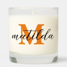 Gepersonaliseerde Geurkaars – Aangepaste naam & In