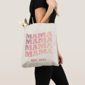 Gepersonaliseerde gevestigde mama tote bag (Dichtbij)
