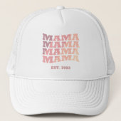 Gepersonaliseerde gevestigde mama trucker pet (Voorkant)