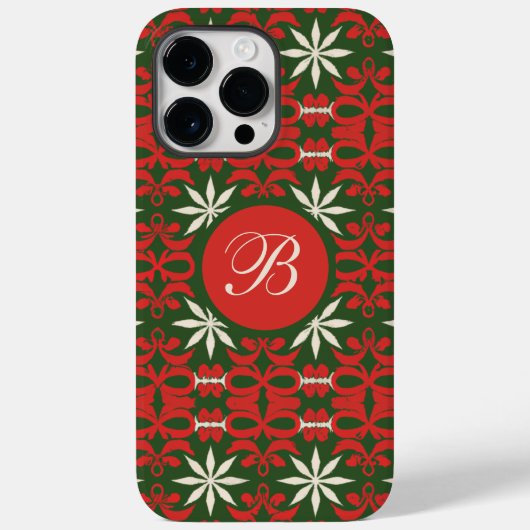Gepersonaliseerde gevierde Kerstmis/winter Case-Mate iPhone Case (Achterkant)