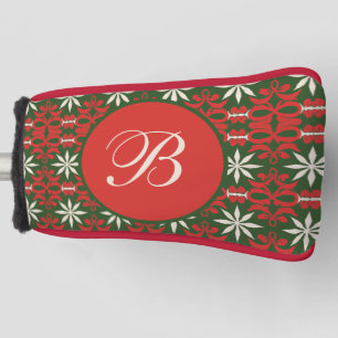 Gepersonaliseerde gevierde Kerstmis/winter Golfheadcover