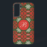 Gepersonaliseerde gevierde Kerstmis/winter Samsung Galaxy Hoesje<br><div class="desc">feestelijk</div>