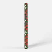 Gepersonaliseerde gevierde Kerstmis/winter Samsung Galaxy Hoesje (Rechterkant)