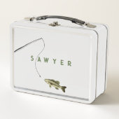 Gepersonaliseerde Gevist metalen lunchbox (Voorkant)