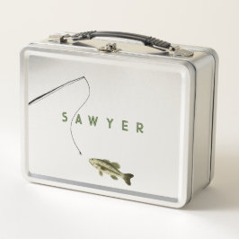 Gepersonaliseerde Gevist metalen lunchbox