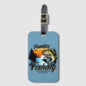 Gepersonaliseerde Geviste vissenforel Bagagelabel (Voorkant (verticaal))
