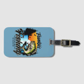 Gepersonaliseerde Geviste vissenforel Bagagelabel (Voorkant (horizontaal))