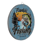 Gepersonaliseerde Geviste vissenforel Dartbord (Voorkant Links)