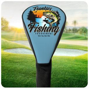 Gepersonaliseerde Geviste vissenforel Golfheadcover