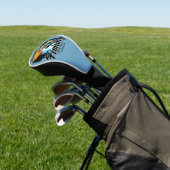 Gepersonaliseerde Geviste vissenforel Golfheadcover (Insitu)