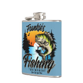 Gepersonaliseerde Geviste vissenforel Heupfles (Links)