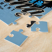 Gepersonaliseerde Geviste vissenforel Legpuzzel (Zijkant)