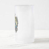 Gepersonaliseerde Geviste vissenforel Matglas Bierpul (Center)