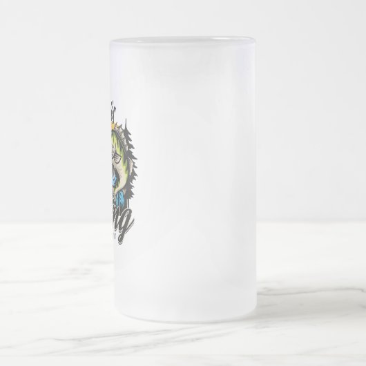 Gepersonaliseerde Geviste vissenforel Matglas Bierpul (Center)