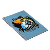 Gepersonaliseerde Geviste vissenforel Notitieboek (Rechterzijde)