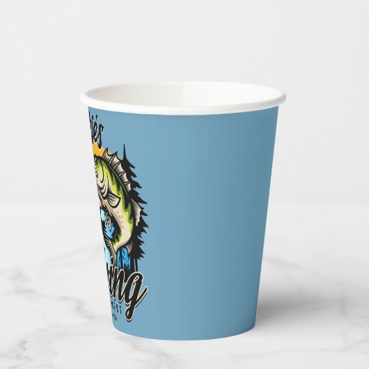 Gepersonaliseerde Geviste vissenforel Papieren Bekers (Links)