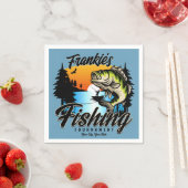 Gepersonaliseerde Geviste vissenforel Servet (Insitu)