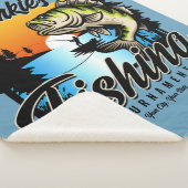 Gepersonaliseerde Geviste vissenforel Sherpa Deken (3/4)