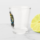 Gepersonaliseerde Geviste vissenforel Shot Glas (Rechts)