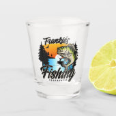 Gepersonaliseerde Geviste vissenforel Shot Glas (Voorkant)