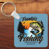 Gepersonaliseerde Geviste vissenforel Sleutelhanger (Voorkant)