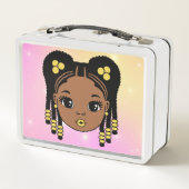 Gepersonaliseerde gevlochten haar Baby meisje (Achterkant)