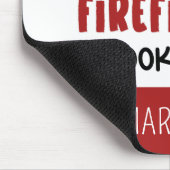 Gepersonaliseerde Geweldige brandweerman Grappige  Muismat (Hoek)