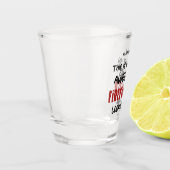 Gepersonaliseerde Geweldige brandweerman Grappige  Shot Glas (Links)