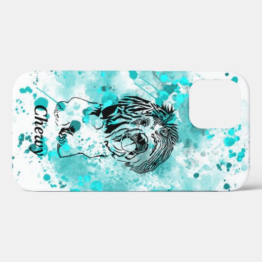 Gepersonaliseerde geweldige Shih Tzu Apple iPhone Case-Mate iPhone Case (Achterkant (horizontaal))