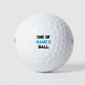 gepersonaliseerde gewoonte grappig onder de naam g golfballen (Voorkant)