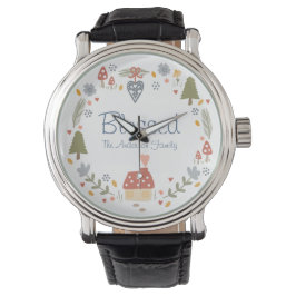 Gepersonaliseerde Gezegend Gezellig Country Cottag Horloge