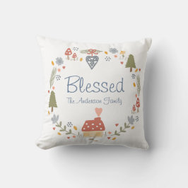 Gepersonaliseerde Gezegend Gezellig Country Cottag Kussen