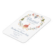 Gepersonaliseerde Gezegende Dankbare Dinner Party Magneet (Linkerzijde)