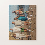 Gepersonaliseerde gezelfgemaakte legpuzzel met fot (Verticaal)