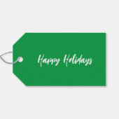 Gepersonaliseerde gezellige kerst rendieren cadeau cadeaulabel (Achterkant Horizontaal)