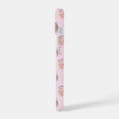 Gepersonaliseerde Gezicht 2 Foto's, Aangepast Gezi iPhone 15 Case (Linkerkant)