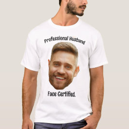 Gepersonaliseerde Gezicht Custom Foto Grappig Kopp T-shirt