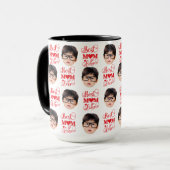 Gepersonaliseerde gezicht Kinder foto voor moeder, Mok (Voorkant links)