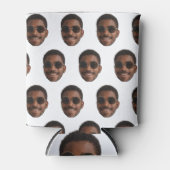 Gepersonaliseerde gezicht Koelbox, bruiloft foto Blikjeskoeler (Voorkant)