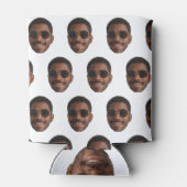 Gepersonaliseerde gezicht Koelbox, bruiloft foto Blikjeskoeler (Achterkant)