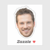 Gepersonaliseerde Gezicht Stickers, Aangepast Gezi Sticker (Vel)