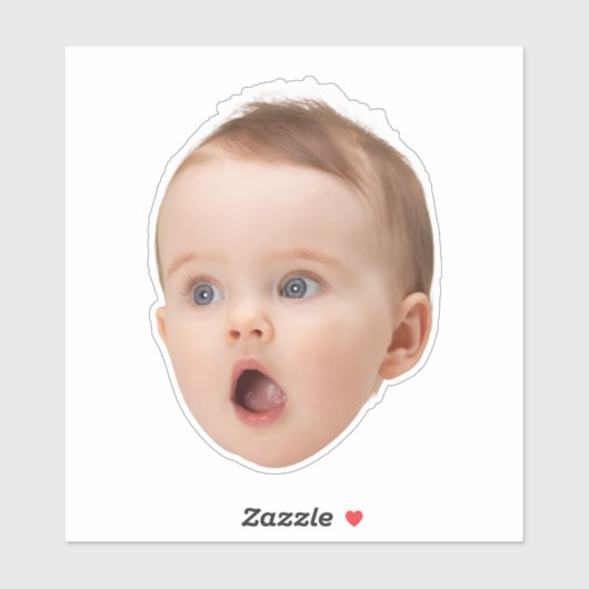 Gepersonaliseerde Gezicht Stickers, Aangepaste Gez Sticker (Vel)